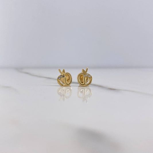 Topos Manzanas 0.9gr / Circones Blancos Oro Amarillo $
