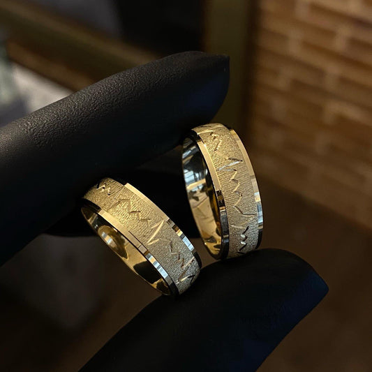 Argollas anillos matrimonio latido por Fabricacion Bajo Pedido 10gr