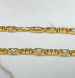 Fabricacion Bajo Pedido Cadena Medusa Greca 132gr / 70cm Dos Oros Amarillo Blanco $ Fabricacion Bajo Pedido Cadena Medusa Greca 132gr / 70cm Dos Oros Amarillo Blanco $