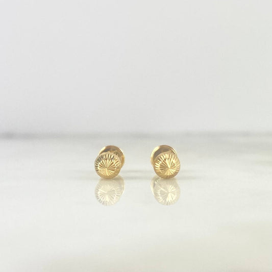 Topos Bola Diamantada 0.45gr / 4mm Oro Amarillo 18K ©