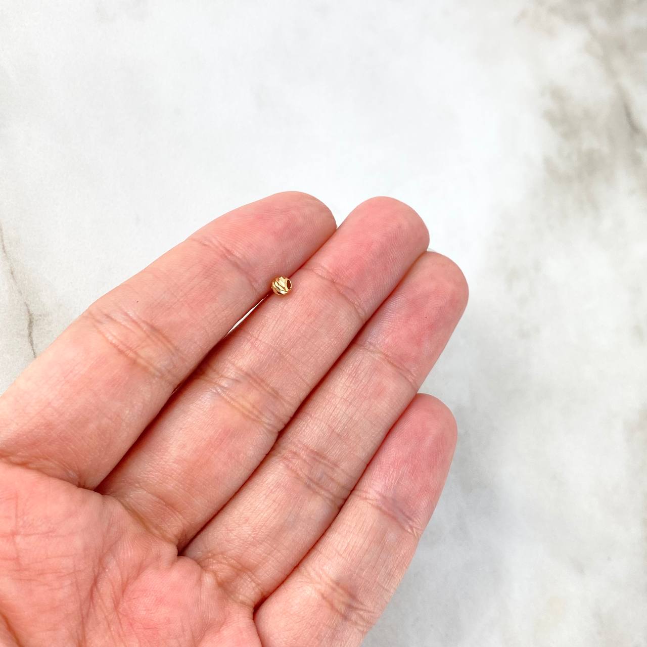 Bola Diamantada 3mm / 0,06gr Oro Amarillo & Bola Diamantada 3mm / 0,06gr Oro Amarillo &