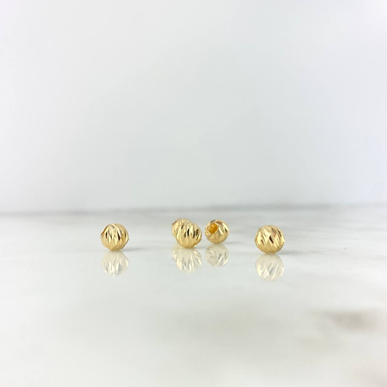Bola Diamantada 6mm / 0.22gr Oro Amarillo Bola Diamantada 6mm / 0.22gr Oro Amarillo
