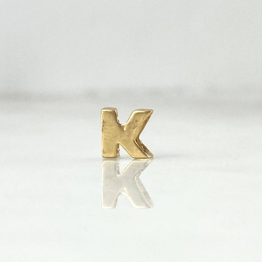 Herraje Letra K 0.3gr / 0.5cm / Oro 18K ©