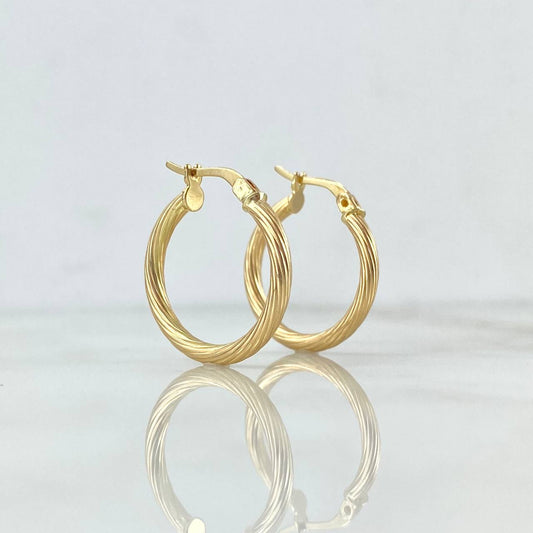 Candongas Lore 1.3gr / 2.3cm / Oro 18K ©