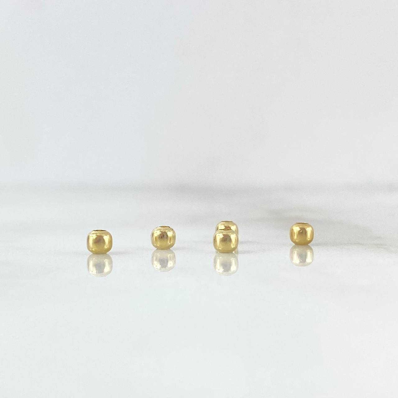 Bola Lisa 3mm / 0.05gr Oro Amarillo & Bola Lisa 3mm / 0.05gr Oro Amarillo &