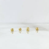Bola Lisa 3mm / 0.05gr Oro Amarillo & Bola Lisa 3mm / 0.05gr Oro Amarillo &