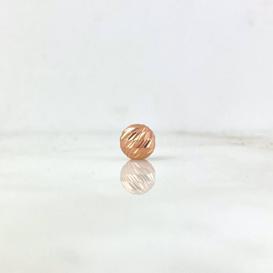 Bola Diamantada 8mm / 0.40gr Oro Rosa