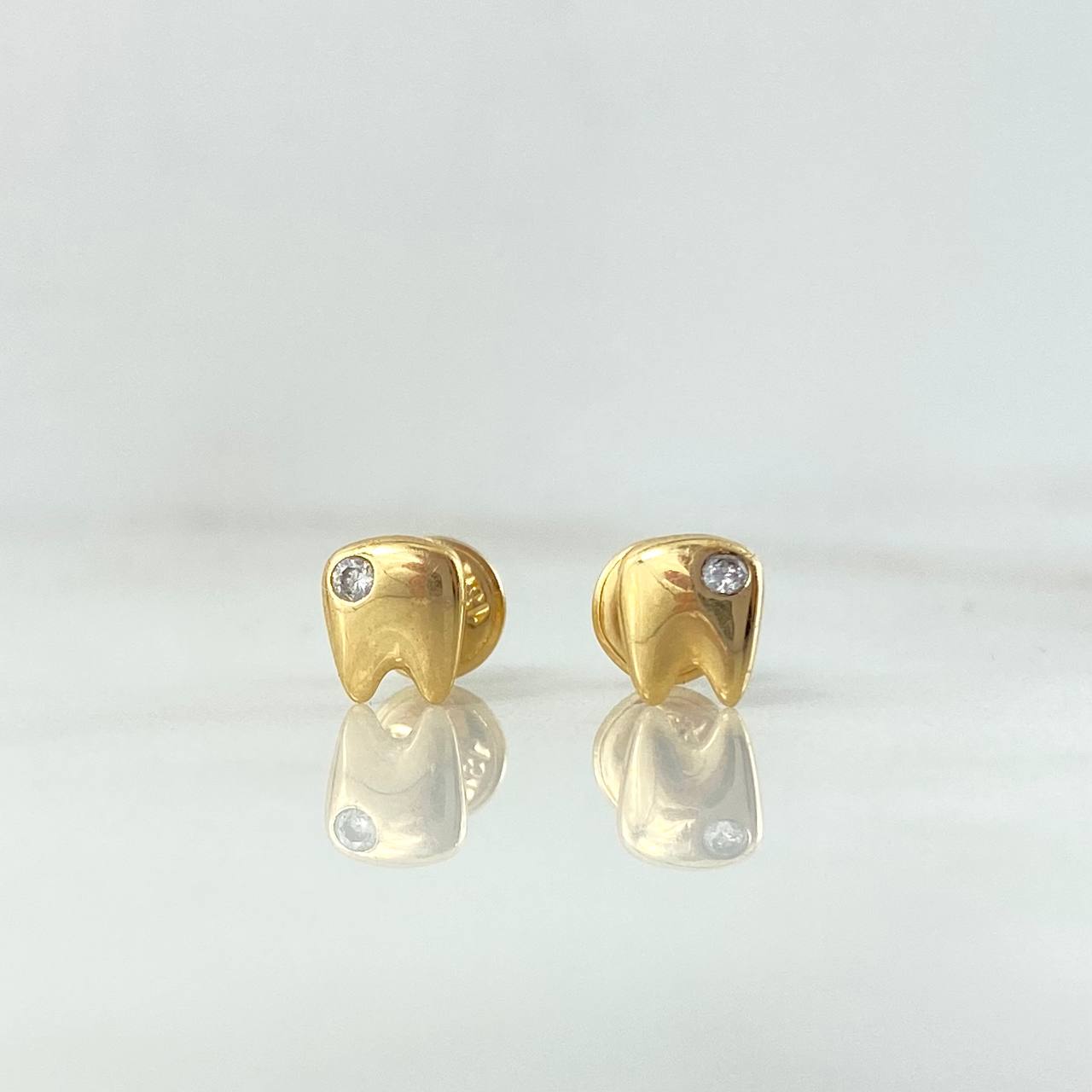 Pendientes Tous Niña Comunion Pendientes Niña Circonitas Oro Pendientes Bebé Oro Margarita Mondepetit - Circon 5 Pétalos Con Estuche Regalo Y Certificado Pendientes Oro Bebe