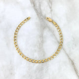 Pulso Panzer 6.6gr / 17.5cm / 4.2mm Oro Amarillo +1 18K * Pulso Panzer 6.6gr / 17.5cm / 4.2mm Oro Amarillo +1 18K *