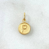 Dije Letra P 0.35gr / 1.5cm / Doble Faz Oro Amarillo Dije Letra P 0.35gr / 1.5cm / Doble Faz Oro Amarillo