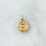 Dije Letra P 0.35gr / 1.5cm / Doble Faz Oro Amarillo Dije Letra P 0.35gr / 1.5cm / Doble Faz Oro Amarillo