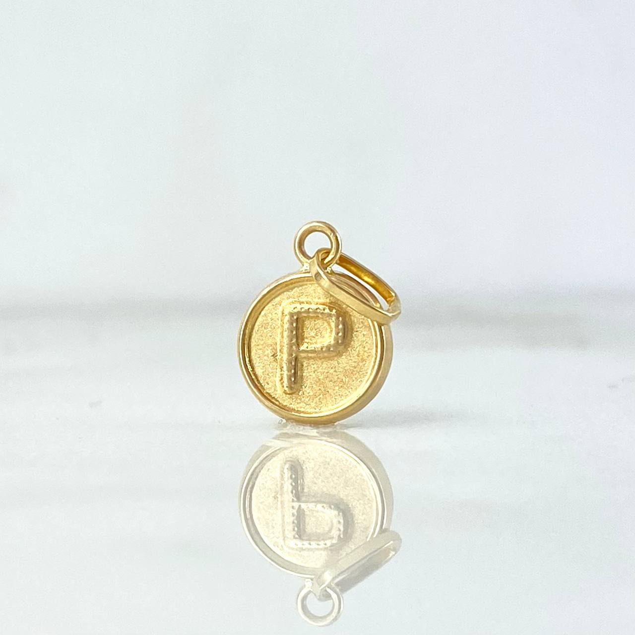 Dije Letra P 0.35gr / 1.5cm / Doble Faz Oro Amarillo Dije Letra P 0.35gr / 1.5cm / Doble Faz Oro Amarillo