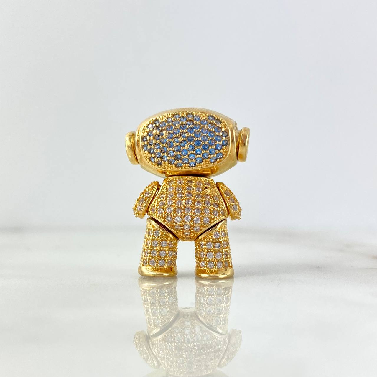 Dije Astronauta Articulado 10gr / 2.5cm / Circones Blancos Celestes Oro Amarillo Dije Astronauta Articulado 10gr / 2.5cm / Circones Blancos Celestes Oro Amarillo