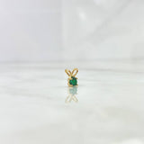 Dije Piedra Regalo 0.45gr / 0.6cm / Esmeraldas 35pts Oro Amarillo (Joya) Dije Piedra Regalo 0.45gr / 0.6cm / Esmeraldas 35pts Oro Amarillo (Joya)