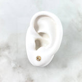 Topos Circulo 1.15gr / 0.5mm Diamantes Blancos 36pts Oro Amarillo (Joya) Topos Circulo 1.15gr / 0.5mm Diamantes Blancos 36pts Oro Amarillo (Joya)