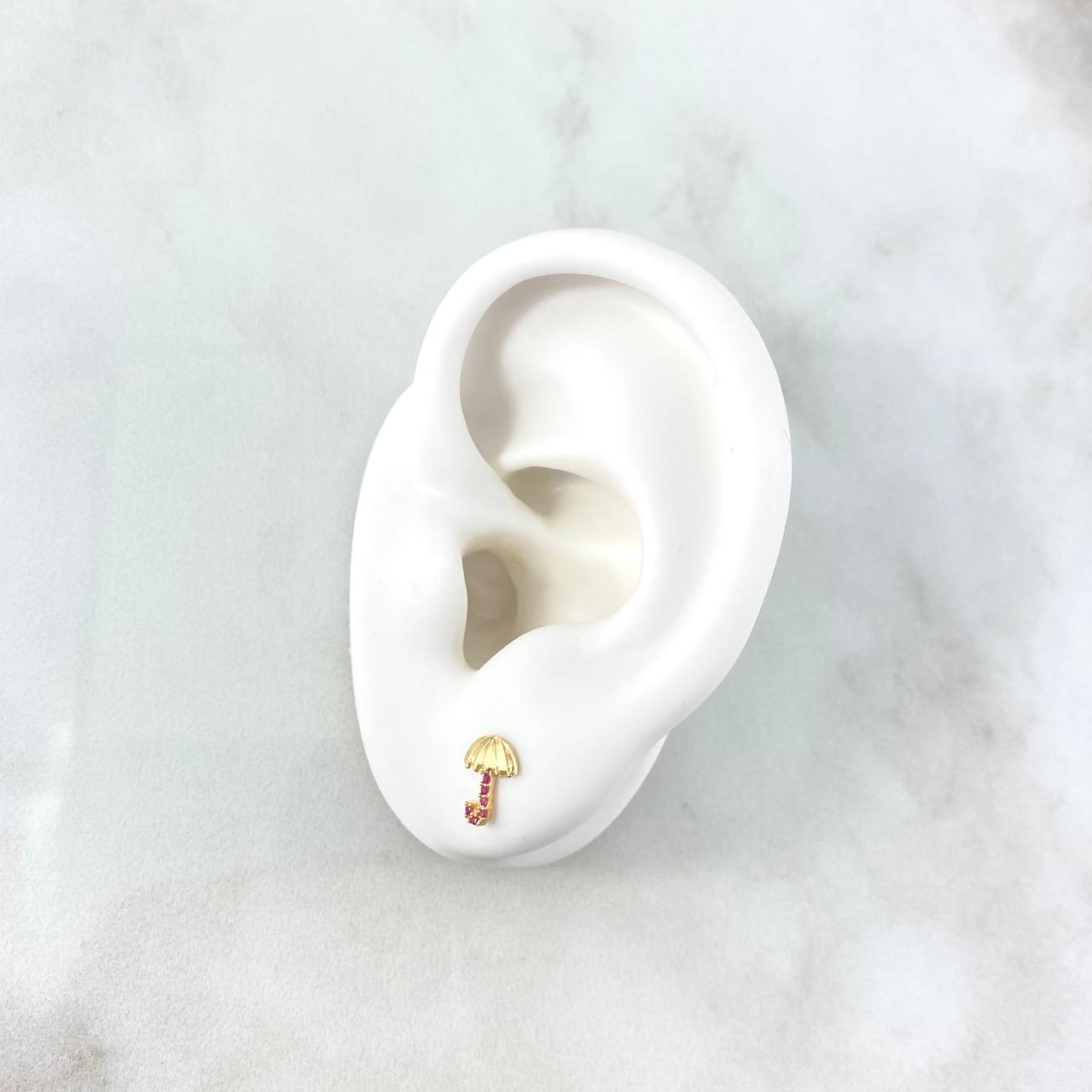 Topos Sombrilla 0.9gr / 0.8cm / Circones Fucsias Oro Amarillo Topos Sombrilla 0.9gr / 0.8cm / Circones Fucsias Oro Amarillo