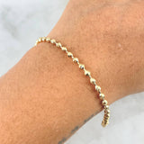 Pulso Militar 8.55gr / 20cm / 3.4mm Diamantada Oro Amarillo 18K Pulso Militar 8.55gr / 20cm / 3.4mm Diamantada Oro Amarillo 18K