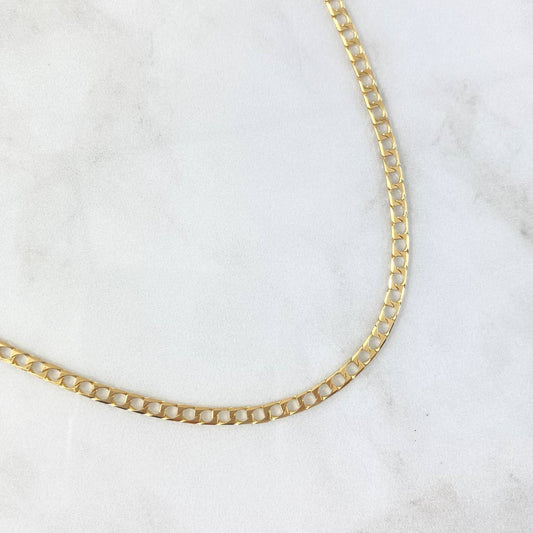 Cadena Panzer 19.5gr / 60cm / 3.8mm Oro Amarillo +1 18K