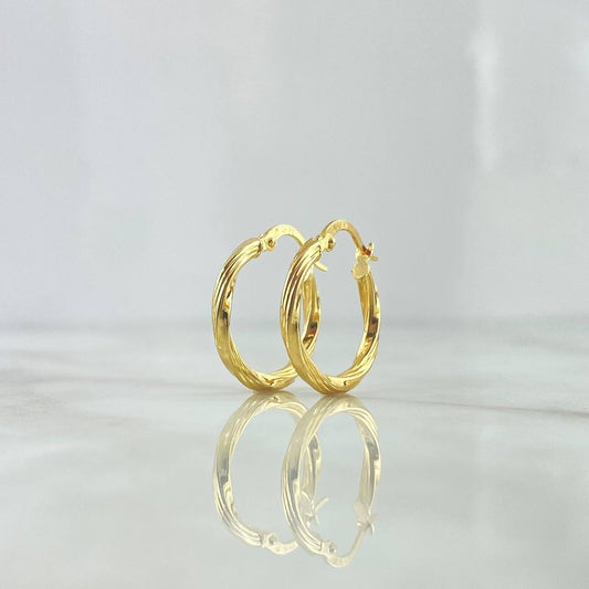 Candongas Mai 1.4gr / 2cm / Oro Amarillo 18K ©