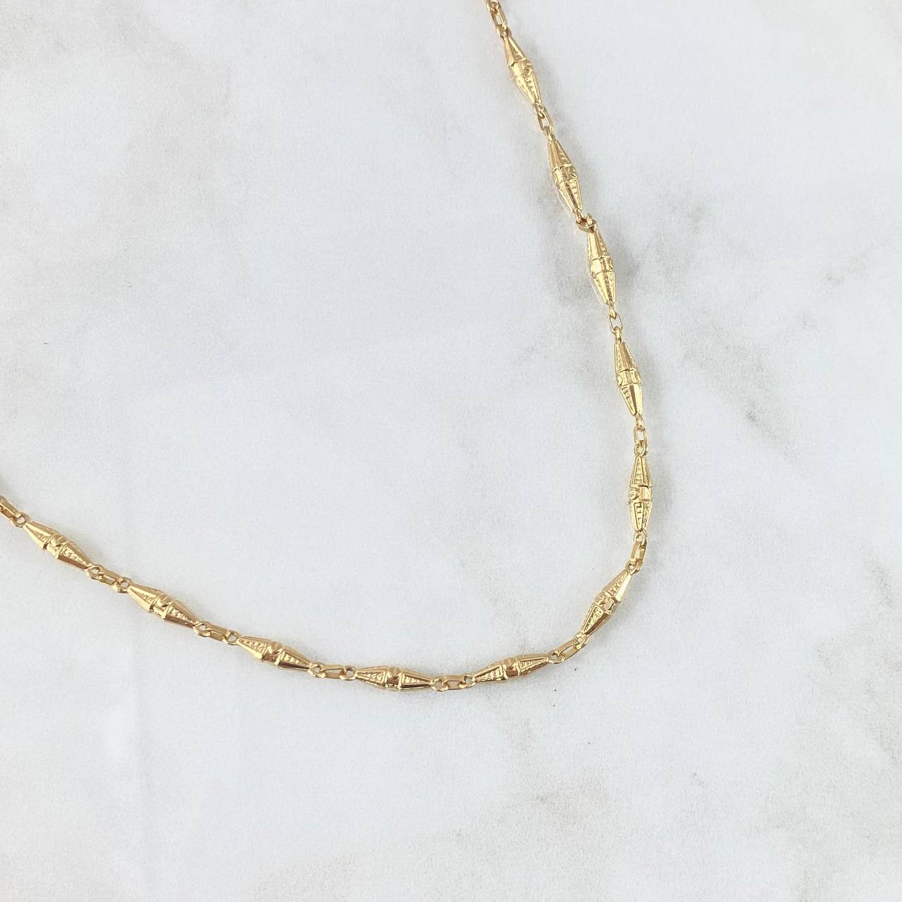 Cadena Rustica Dubai 35.8gr / 60cm / 4.3mm Oro Amarillo 18K Cadena Rustica Dubai 35.8gr / 60cm / 4.3mm Oro Amarillo 18K