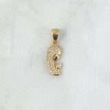 Dije Virgen Maria Silueta 1.75gr / 2.5cm / Circones Blancos Oro Amarillo Dije Virgen Maria Silueta 1.75gr / 2.5cm / Circones Blancos Oro Amarillo