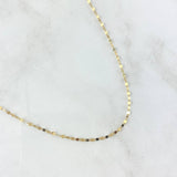 Cadena Flor Espejo 0.95gr / 45cm / Oro Amarillo +3 18K © Cadena Flor Espejo 0.95gr / 45cm / Oro Amarillo +3 18K ©