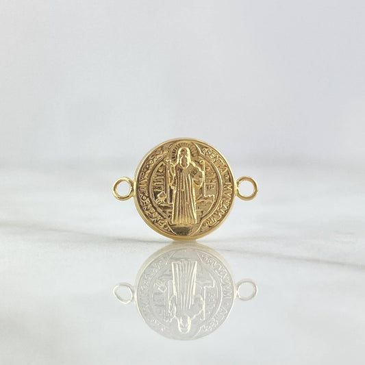 Herraje San Benito 0.7gr / 1.8cm / Oro Amarillo 18K