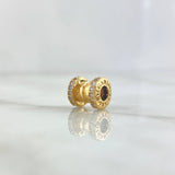 Herraje Rústico Carrete 2.25gr / 0.9cm / Circones Blancos Oro Amarillo 18K Herraje Rústico Carrete 2.25gr / 0.9cm / Circones Blancos Oro Amarillo 18K