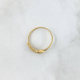 Anillo Estela Estrella 1.45gr / T5 / Circones Blancos Oro Amarillo 18K Anillo Estela Estrella 1.45gr / T5 / Circones Blancos Oro Amarillo 18K