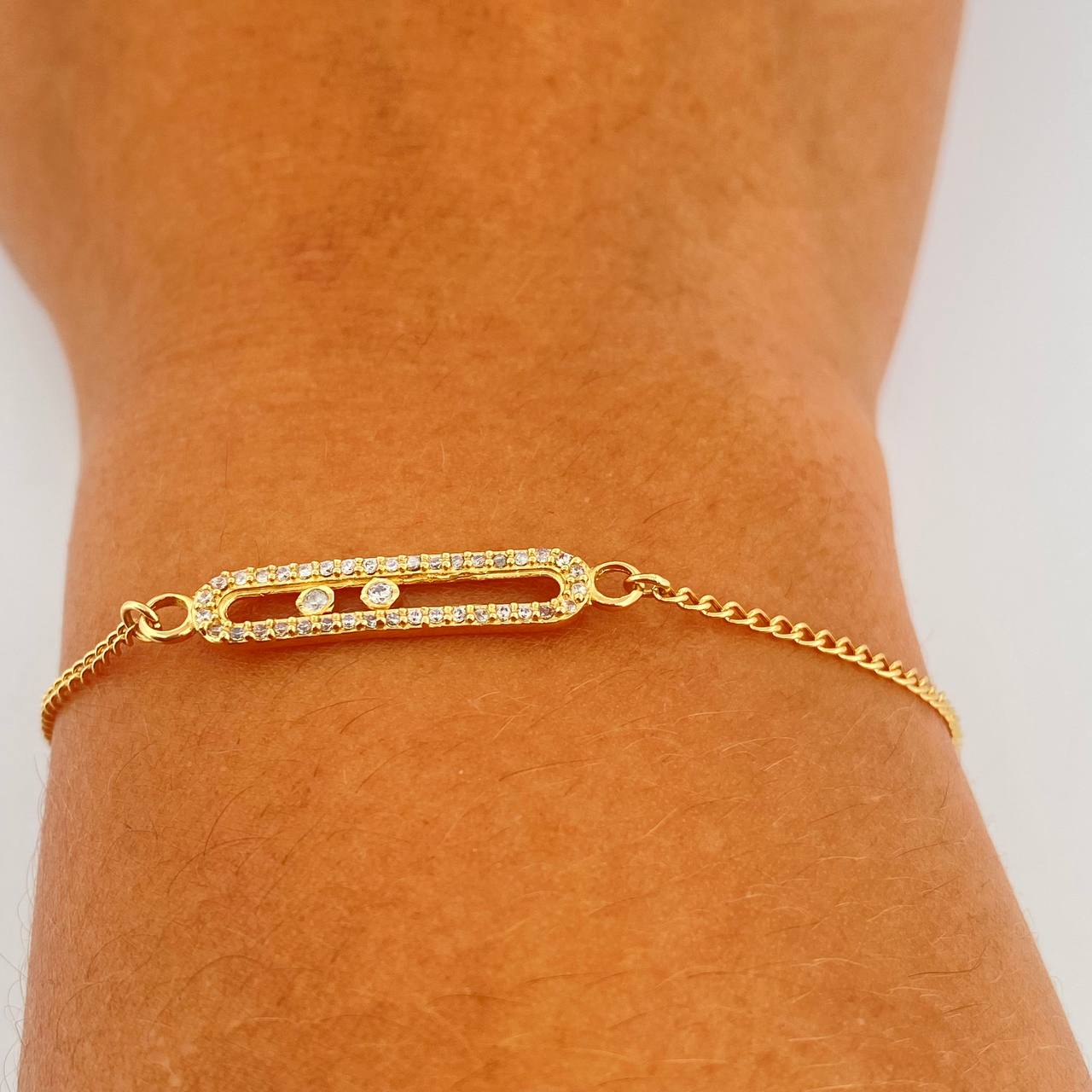 Pulso MSK Cubano 2.4gr / 18.2cm / 1.56mm Oro Amarillo +3 18K & Pulso MSK Cubano 2.4gr / 18.2cm / 1.56mm Oro Amarillo +3 18K &