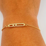 Pulso MSK Cubano 2.4gr / 18.2cm / 1.56mm Oro Amarillo +3 18K & Pulso MSK Cubano 2.4gr / 18.2cm / 1.56mm Oro Amarillo +3 18K &