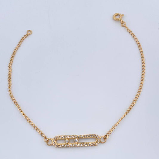 Pulso MSK Cubano 2.4gr / 18.2cm / 1.56mm Oro Amarillo +3 18K &