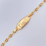 Pulso Bebé GC Placa Ocatagonal Curva  1.8gr / 14cm-15cm / 3.33mm Oro Amarillo 18K & Pulso Bebé GC Placa Ocatagonal Curva  1.8gr / 14cm-15cm / 3.33mm Oro Amarillo 18K &
