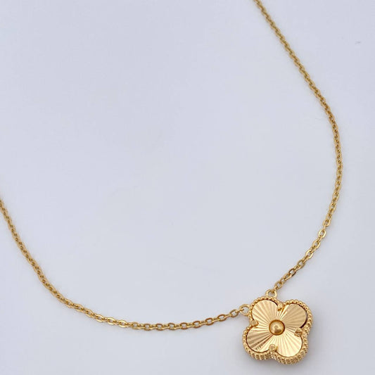 Cadena Aro Seguido Trebol 4.2gr / 50.2cm / 0.8mm Oro Amarillo 18K %