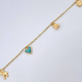 Tobillera Aro Seguido 3.5gr / 25.7cm / 1.2mm Oro Amarillo 18K & Tobillera Aro Seguido 3.5gr / 25.7cm / 1.2mm Oro Amarillo 18K &