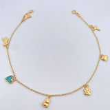 Tobillera Aro Seguido 3.5gr / 25.7cm / 1.2mm Oro Amarillo 18K & Tobillera Aro Seguido 3.5gr / 25.7cm / 1.2mm Oro Amarillo 18K &