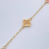 Pulso Trebol Cajon 3.05gr / 18.7cm / 1.8mm Tres Oros 18K % Pulso Trebol Cajon 3.05gr / 18.7cm / 1.8mm Tres Oros 18K %