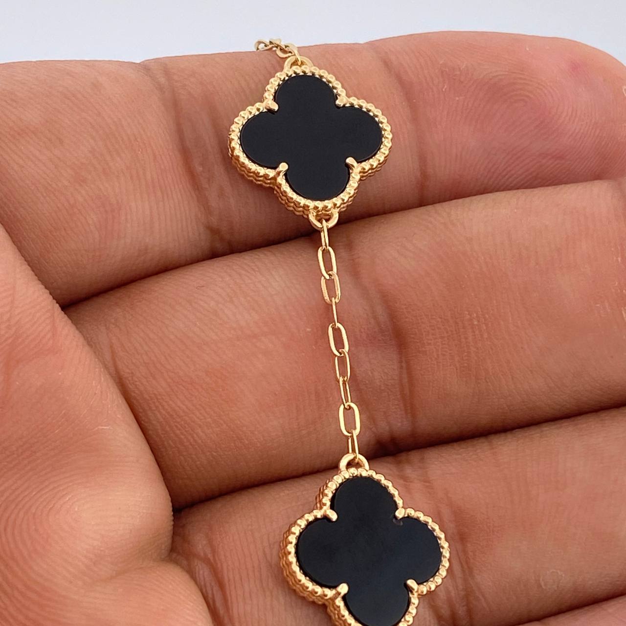 Pulso Trebol Cajon 7.9gr / 20cm / 1.8mm Oro Amarillo Nac.Esp. 18K % Pulso Trebol Cajon 7.9gr / 20cm / 1.8mm Oro Amarillo Nac.Esp. 18K %