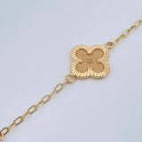 Pulso Trebol Cajon 3.05gr / 18.8cm / 1.8mm Oro Amarillo 18K % Pulso Trebol Cajon 3.05gr / 18.8cm / 1.8mm Oro Amarillo 18K %