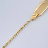 Pulso Bebé Placa Aro Seguido Corazon 1.65gr / 16cm / 1mm Oro Amarillo 18K % Pulso Bebé Placa Aro Seguido Corazon 1.65gr / 16cm / 1mm Oro Amarillo 18K %