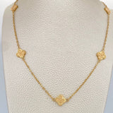 Cadena Trebol Cajon 5gr / 46cm / 1.77mm Oro Amarillo 18K % Cadena Trebol Cajon 5gr / 46cm / 1.77mm Oro Amarillo 18K %