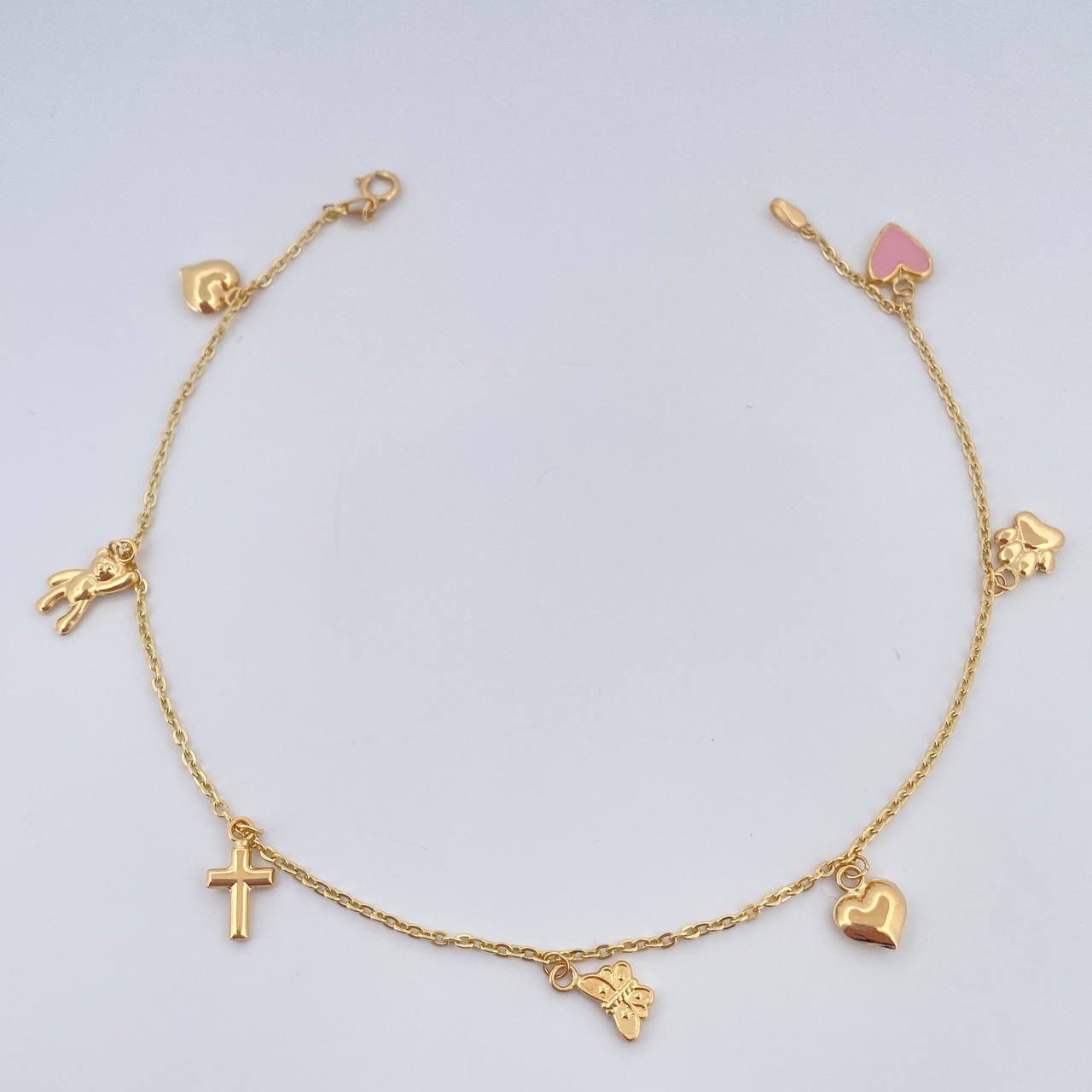 Tobillera Aro Seguido  3.6gr / 26cm / 1.25mm Oro Amarillo 18K & Tobillera Aro Seguido  3.6gr / 26cm / 1.25mm Oro Amarillo 18K &