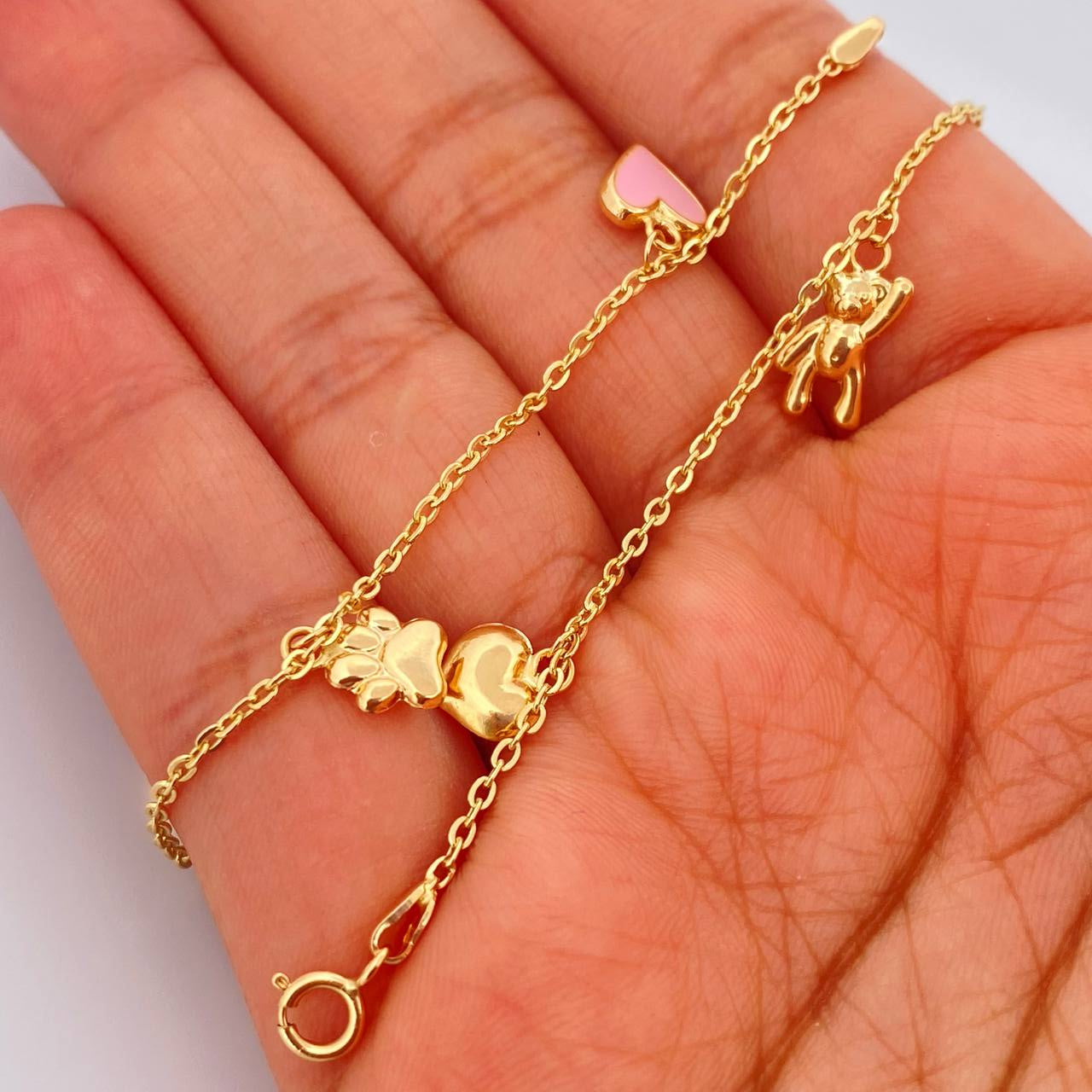 Tobillera Aro Seguido  3.6gr / 26cm / 1.25mm Oro Amarillo 18K & Tobillera Aro Seguido  3.6gr / 26cm / 1.25mm Oro Amarillo 18K &