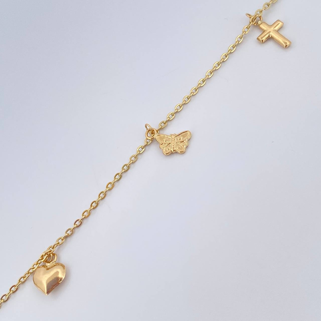 Tobillera Aro Seguido  3.6gr / 26cm / 1.25mm Oro Amarillo 18K & Tobillera Aro Seguido  3.6gr / 26cm / 1.25mm Oro Amarillo 18K &