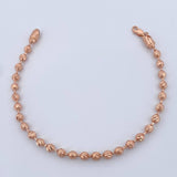 Pulso Militar 7.3gr / 19cm / 4mm Oro Rosa 18K % Pulso Militar 7.3gr / 19cm / 4mm Oro Rosa 18K %