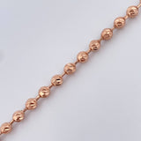 Pulso Militar 7.3gr / 19cm / 4mm Oro Rosa 18K % Pulso Militar 7.3gr / 19cm / 4mm Oro Rosa 18K %