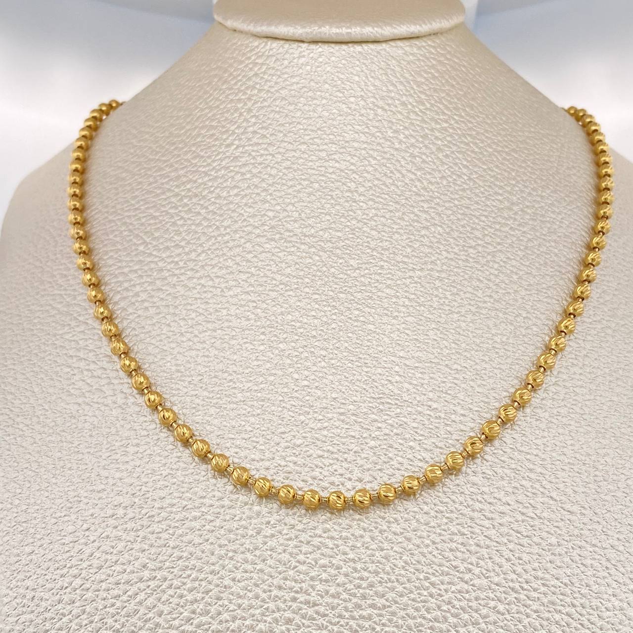 Cadena Militar 17.7gr / 62cm / 3mm Oro Amarillo 18K % Cadena Militar 17.7gr / 62cm / 3mm Oro Amarillo 18K %