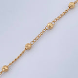 Pulso Denario Virgen Maria Cruz 3.75gr / 19.5cm / 1.56mm Oro Amarillo 18K % Pulso Denario Virgen Maria Cruz 3.75gr / 19.5cm / 1.56mm Oro Amarillo 18K %