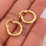 Candongas Majo 1.3gr / 1.8cm / Oro Amarillo 18K & Candongas Majo 1.3gr / 1.8cm / Oro Amarillo 18K &