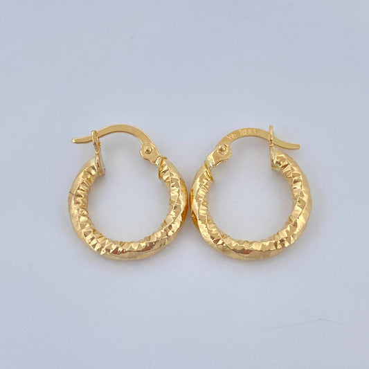 Candongas Majo 1.3gr / 1.8cm / Oro Amarillo 18K &